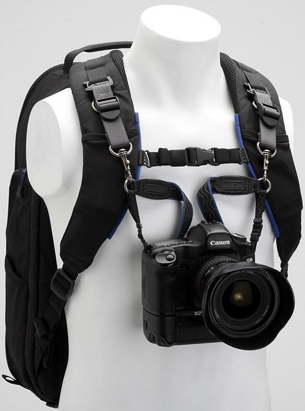 Blue Camera Strap and Support Kit